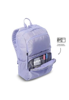 Morral Universitario Porta PC 14" Cloud Morado Mujer