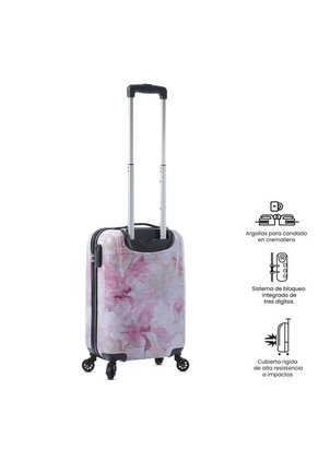 Maleta De Cabina 360 Stampy 2.0 10 Kilos Rosada