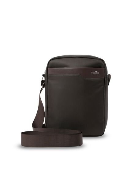 Bolso Para Hombre Kano Tipo Crossbody Pequeño Café