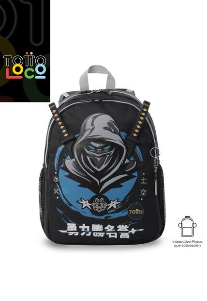 Morral Para Niño Hanzo Mediano Negro