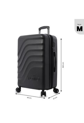 Maleta De Viaje Mediana 360 Bazy+ 2.0 Negra