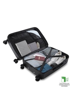 Maleta De Viaje Mediana 360 Bazy+ 2.0 Negra