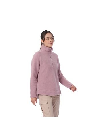 Buzo Con Cremallera Para Mujer Shorel Pullover Rosado Totto