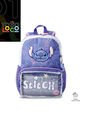 Morral Para Niña Stitch On The Beach Mediana Azul de Totto