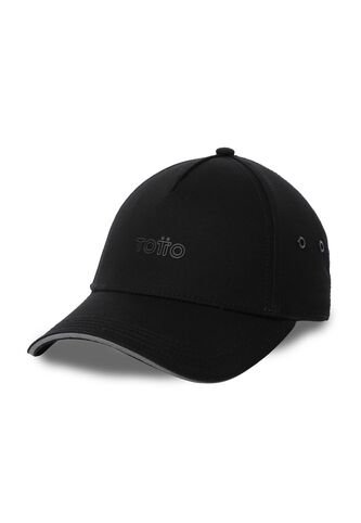 Gorra Beisbolera Iconic Color Negra/Gris/ Totto