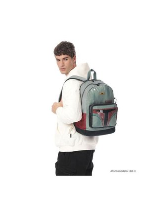 Morral Para Hombre Star Wars Boba Fett Grande Verde