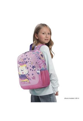 Combo Escolar Morral Zafiro Walt Mediano + Lonchera Y Cartuchera