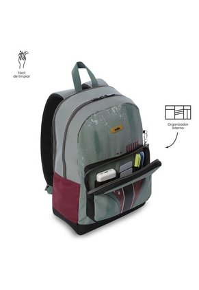 Morral Para Hombre Star Wars Boba Fett Grande Verde