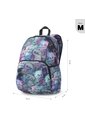 Morral Universitario Ometto 2.0 Print Gris Con Gatos de Totto