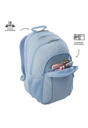 Morral Universitario Cambri 2.0 Porta PC 15.4" Azul Mujer