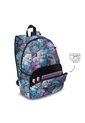 Morral Universitario Ometto 2.0 Print Gris Con Gatos de Totto