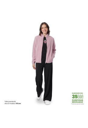 Buzo Para Mujer Flizally Morado/Blanco