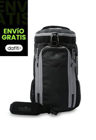 Morral De Viaje Plegable 2 En 1 Gosum Grande Negro Totto