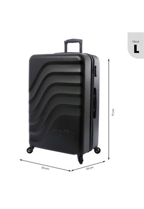 Maleta De Viaje Grande 360 Bazy 23 Kilos Negra