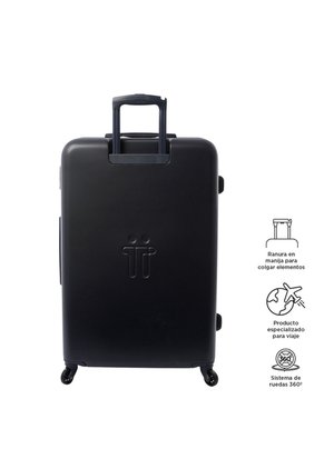 Maleta De Viaje Grande 360 Bazy 23 Kilos Negra