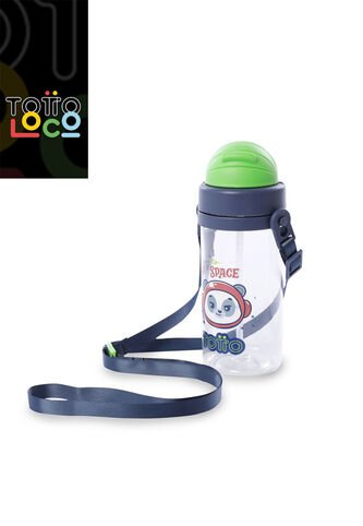 Botilito Para Niño Panda Space 400 ML Azul Totto