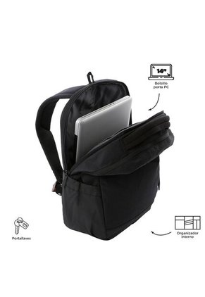 Morral Ejecutivo Porta PC 14" Deleg 2.0 Negro Hombre