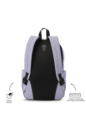 Morral Universitario Tocaxu Porta PC 15" Morado Mujer