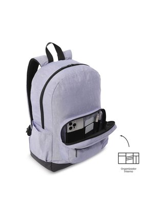 Morral Universitario Tocaxu Porta PC 15" Morado Mujer