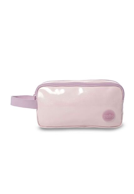 Cartuchera Escolar Grande Para Niña 2 Cuerpos Girl Rosada