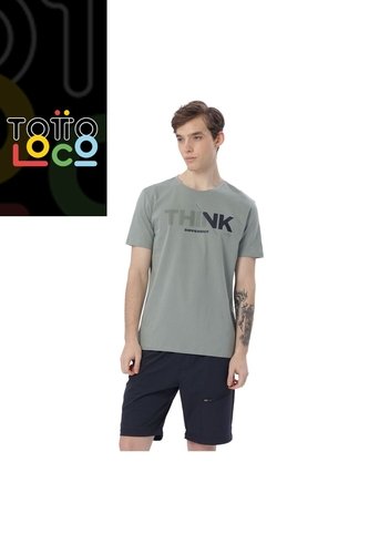 Camiseta Estampada Para Hombre Primen Verde Totto