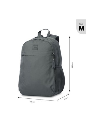Morral Universitario Becky Porta PC 14" Gris Unisex