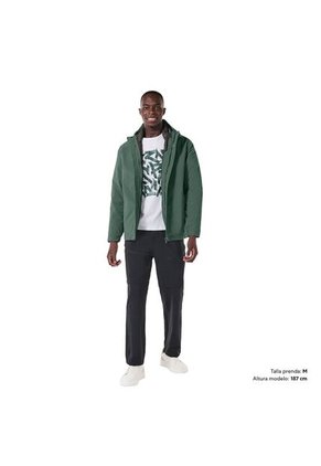 Chaqueta Acolchada Para Hombre Maubois 3 En 1 Verde