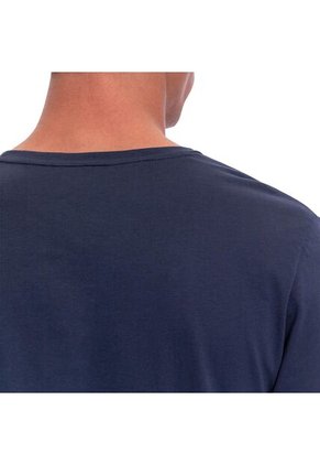 Camiseta Estampada Para Hombre Atena Manga Corta Azul