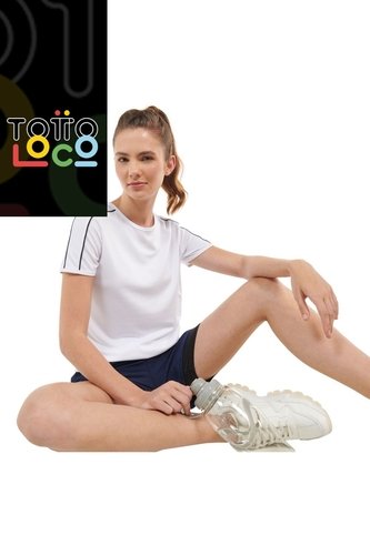 Camiseta Mujer Sport Woman Blanca Totto