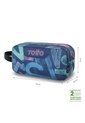 Cartuchera Multiuso Escuadra Grande Azul Mujer de Totto