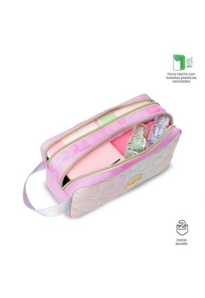 Cartuchera Escolar Grande Para Niña 2 Cuerpos Unicorn Kisses Amarilla