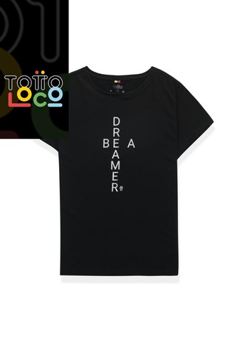 Camiseta Para Mujer Luxxel Negra Totto