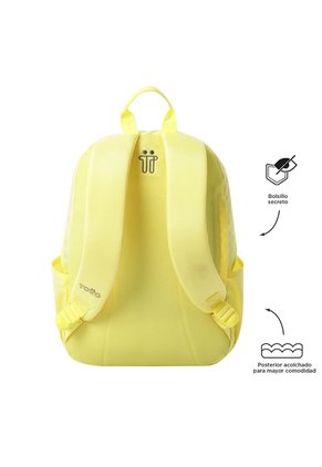 Morral Universitario Porta PC 14" Trik Amarillo Mujer