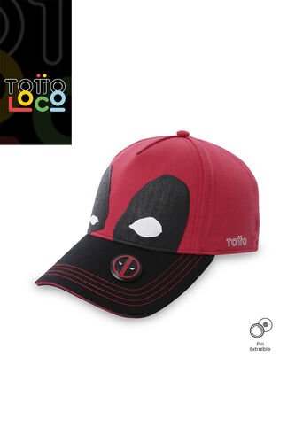 Gorra Beisbolera Dead Pool Color Rojo Totto
