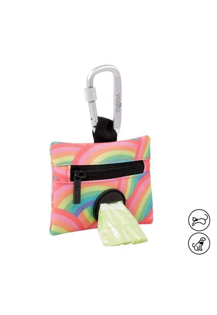 Dispensador De Bolsas Para Perro Jaso Rosado