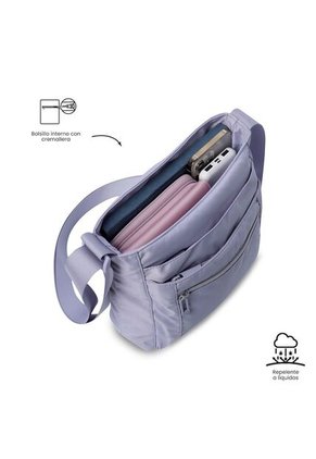 Bolso Para Mujer Supiori Tipo Crossbody Pequeño Morado