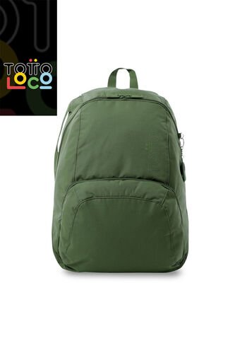 Morral Universitario Ometto Verde Hombre Totto