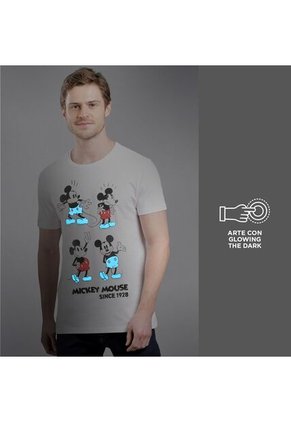 Camiseta Para Hombre Mickey Mouse True