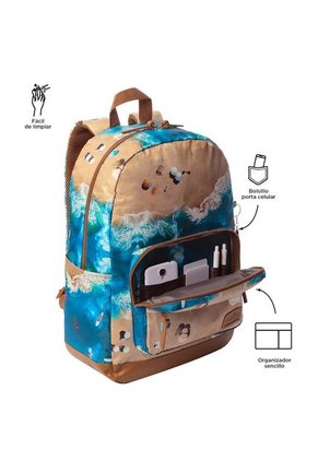 Morral Universitario Porta PC 14" Tocax Verde Hombre