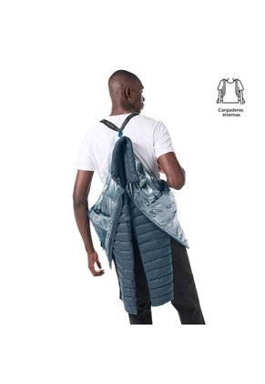 Chaqueta Acolchada Para Hombre Palmero Con Strap Azul