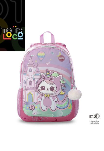 Morral Para Niña Magic Spark Grande Rosado