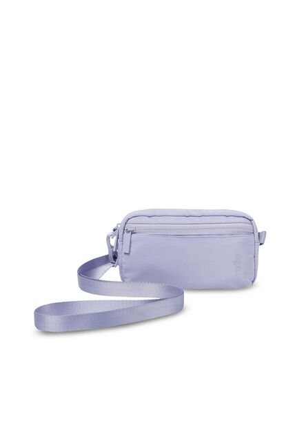 Bolso Para Mujer Bombo Tipo Crossbody Pequeño Morado