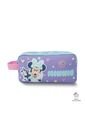 Cartuchera Escolar Grande Para Niña 2 Cuerpos Minnie Morada de Totto
