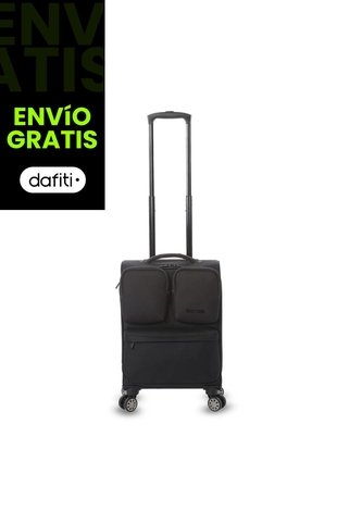 Maleta De Cabina 360 Canvas S1 10 Kilos Negra Totto