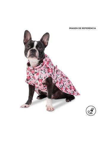 Capa De Lluvia Para Perro Minnie Mouse Sussy Rosada Totto