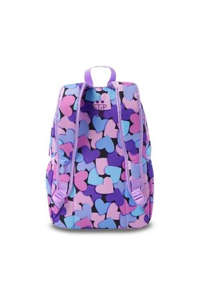 Morral Universitario Ometto 2.0 Print Mujer Con Corazones