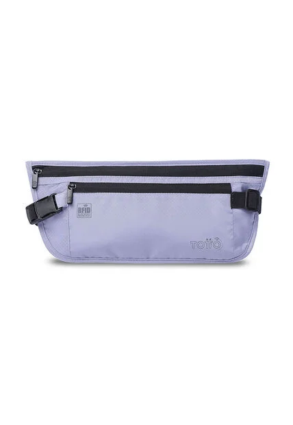 Canguro Invisible De Viaje Security Con RFID Blocker Morado