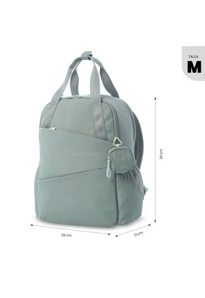 Morral Universitario Suzuka Porta PC 15.4" Verde Mujer