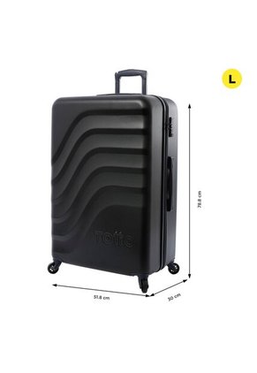 Maleta De Viaje Grande 360 Bazy L Negra