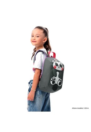 Morral Para Niña Kido Pequeño Gris